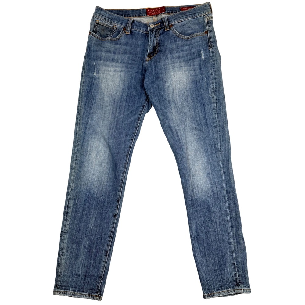 Lucky Brand Sienna Cigarette Jeans Blue Medium Wash 7WD10018 Mid Rise Slim 32x27